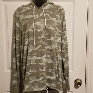 Victoria's Secret Pink Camo Green PJ Set